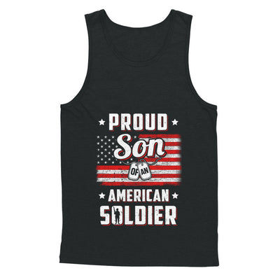 Proud Son Of A Soldier Army Dad Mom Veteran T-Shirt & Hoodie | Teecentury.com