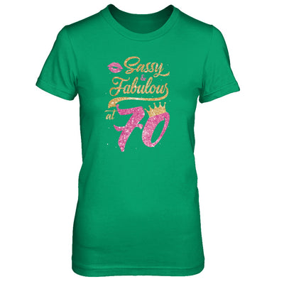 Sassy And Fabulous At 70th 1952 Birthday Gift T-Shirt & Tank Top | Teecentury.com