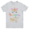 Cute Unicorns Are Born In May Birthday Gift Youth Youth Shirt | Teecentury.com