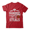 Hide Your Diamonds My Kid Steals Baseball T-Shirt & Hoodie | Teecentury.com