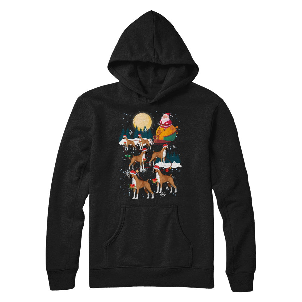 Dog Reindeer Boxer Christmas Gift T-Shirt & Sweatshirt | Teecentury.com