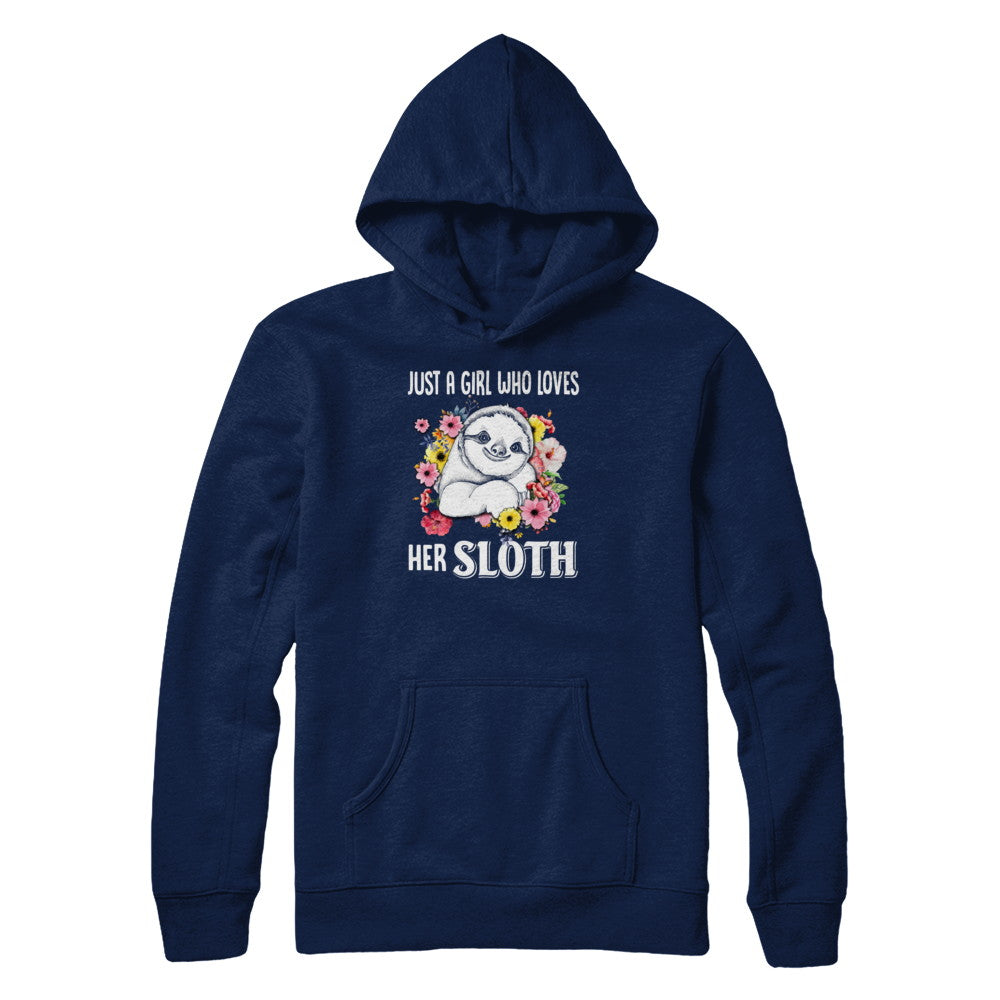 Just A Girl Who Loves Her Sloth T-Shirt & Tank Top | Teecentury.com
