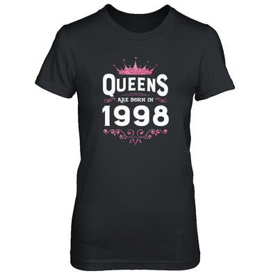 Queens Are Born In 1998 Birthday Gift T-Shirt & Tank Top | Teecentury.com