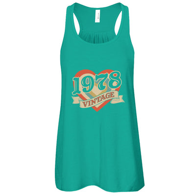 Vintage Retro Classic Heart Made In 1978 T-Shirt & Tank Top | Teecentury.com