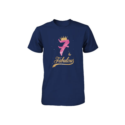 7Th And Fabulous Seven Birthday Youth Youth Shirt | Teecentury.com