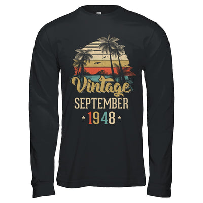 Retro Classic Vintage September 1948 74th Birthday Gift T-Shirt & Hoodie | Teecentury.com
