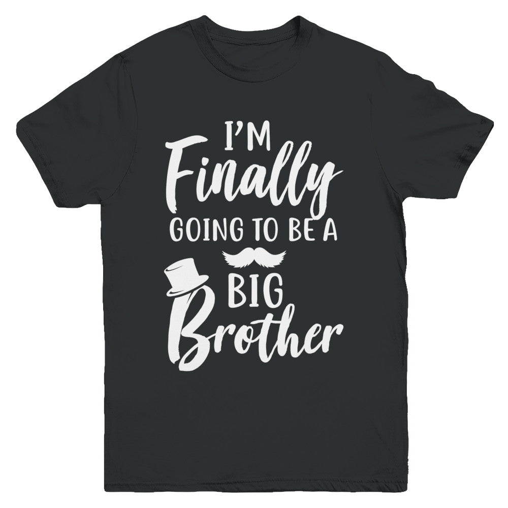 Cute I Am Finally Going To Be A Big Brother Youth Shirt