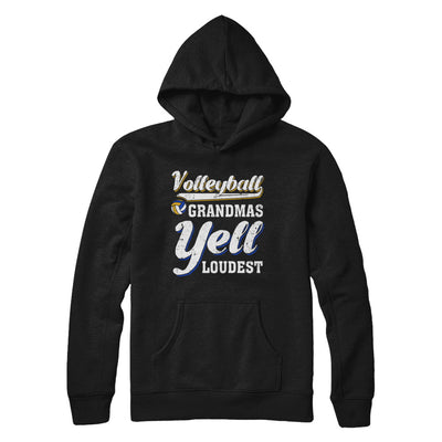 Volleyball Grandmas Yell Loudest T-Shirt & Hoodie | Teecentury.com