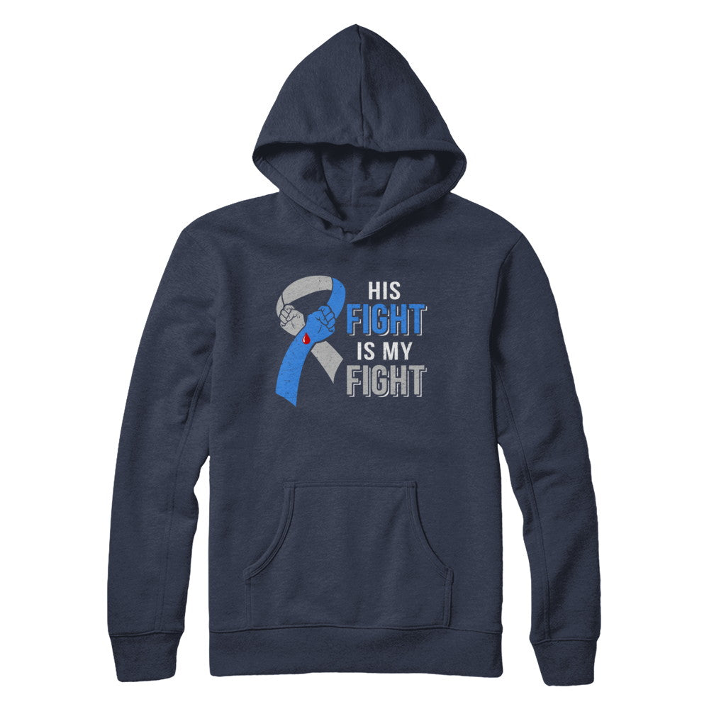 His Fight Is My Fight Diabetes Awareness T-Shirt & Hoodie | Teecentury.com