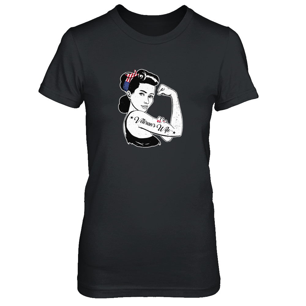 4Th Of July Veteran's Wife From Husband Army T-Shirt & Tank Top | Teecentury.com