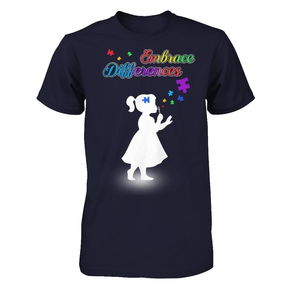 Autism Awareness Embrace Differences T-Shirt & Hoodie | Teecentury.com