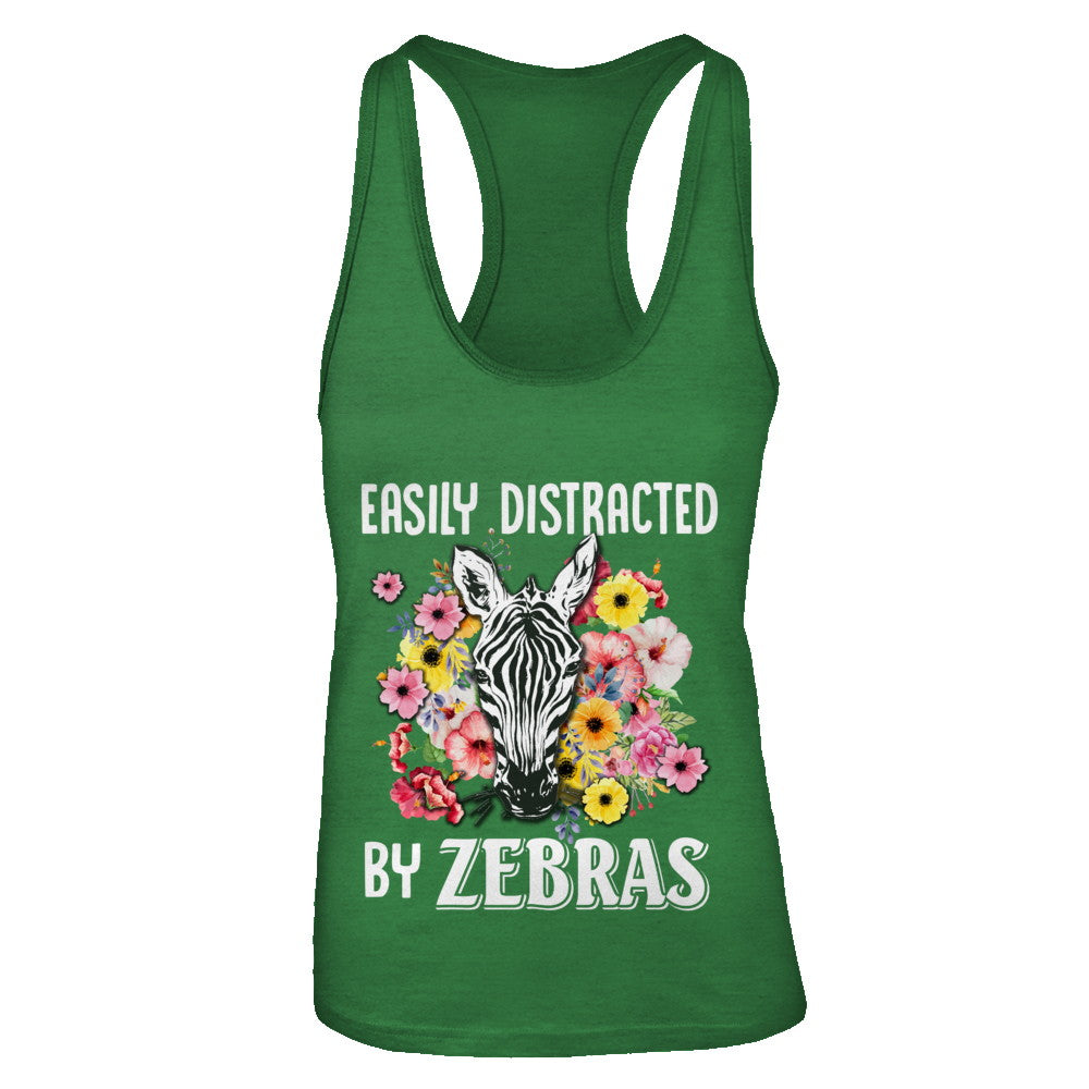 Easily Distracted By Zebras T-Shirt & Tank Top | Teecentury.com