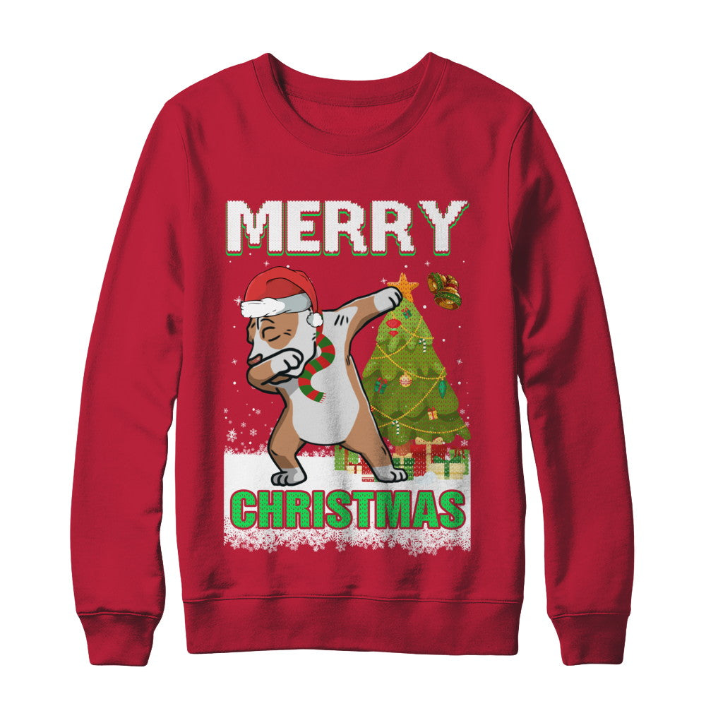 Cute Pit bull Claus Merry Christmas Ugly Sweater T-Shirt & Sweatshirt | Teecentury.com