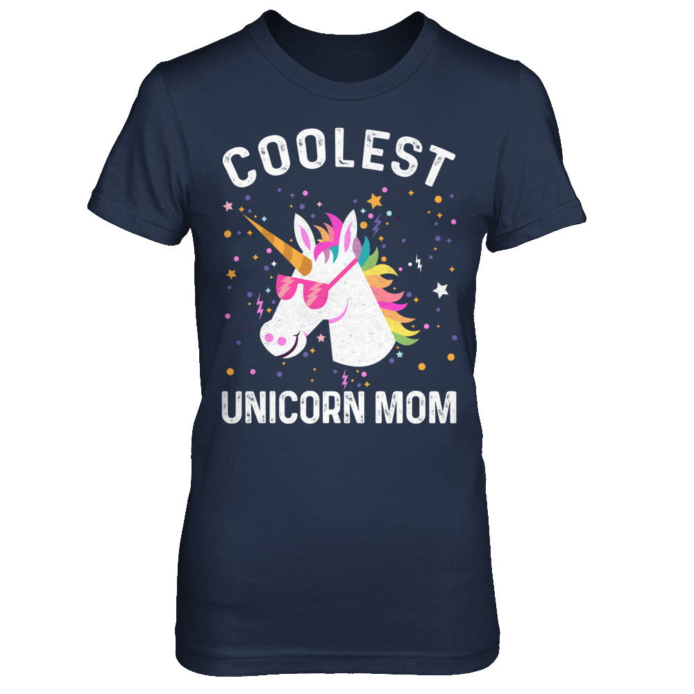 Coolest Unicorn Mom Cute Funny Unicorn Mothers Day T-Shirt & Hoodie | Teecentury.com