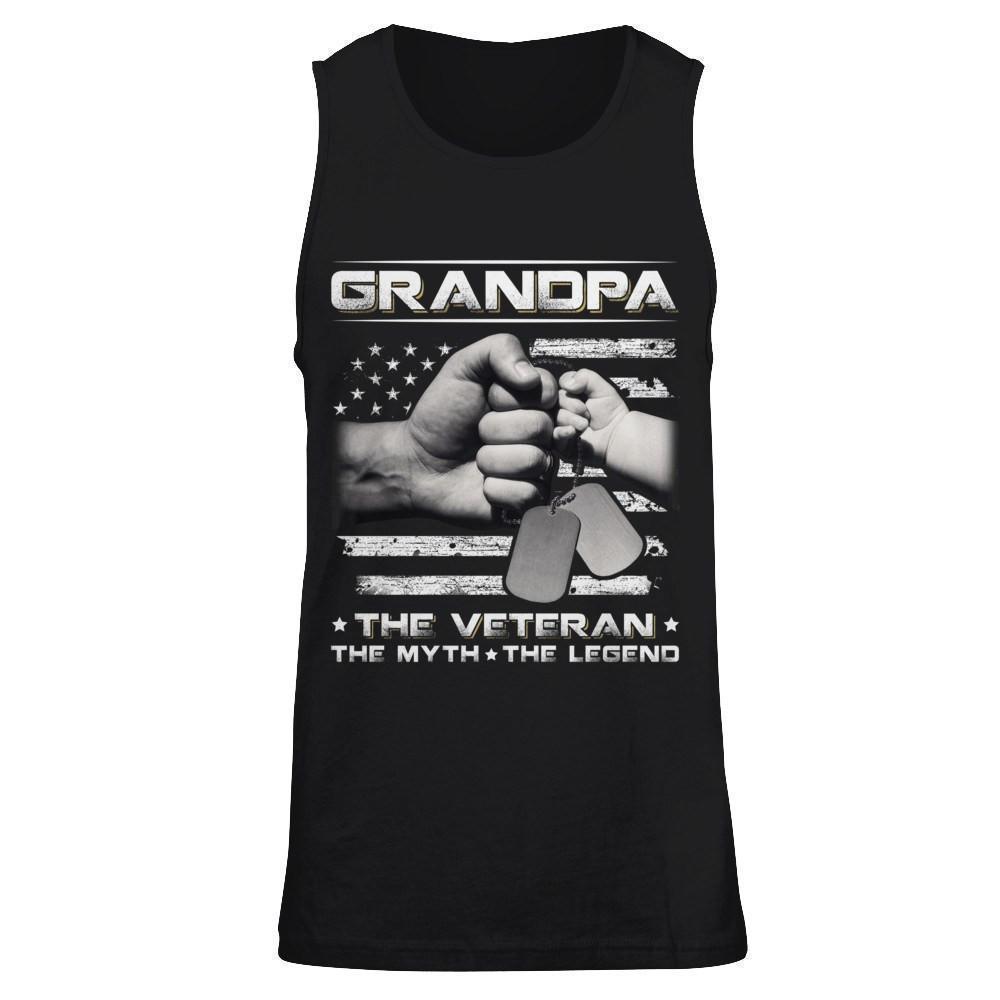 Grandpa The Veteran The Myth The Legend T-Shirt & Hoodie | Teecentury.com