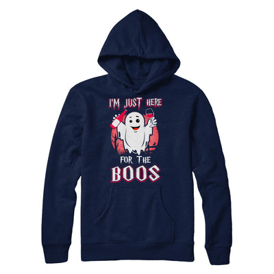 I'm Just Here For The Boos Halloween Wine T-Shirt & Hoodie | Teecentury.com