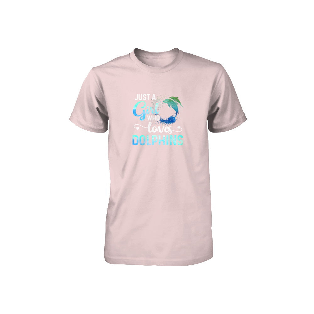 Just A Girl Who Loves Dolphins Youth Youth Shirt | Teecentury.com