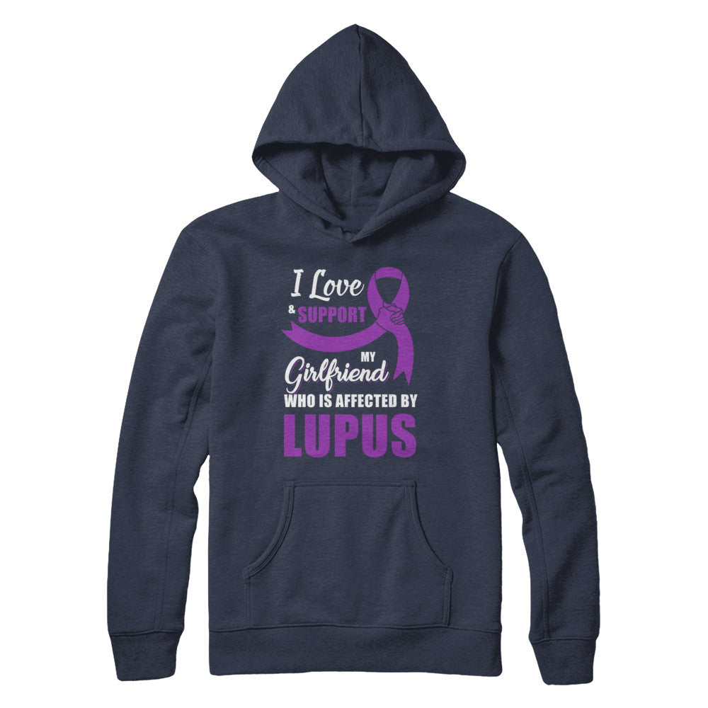 Lupus Awareness Support Purple Girlfriend Boyfriend T-Shirt & Hoodie | Teecentury.com