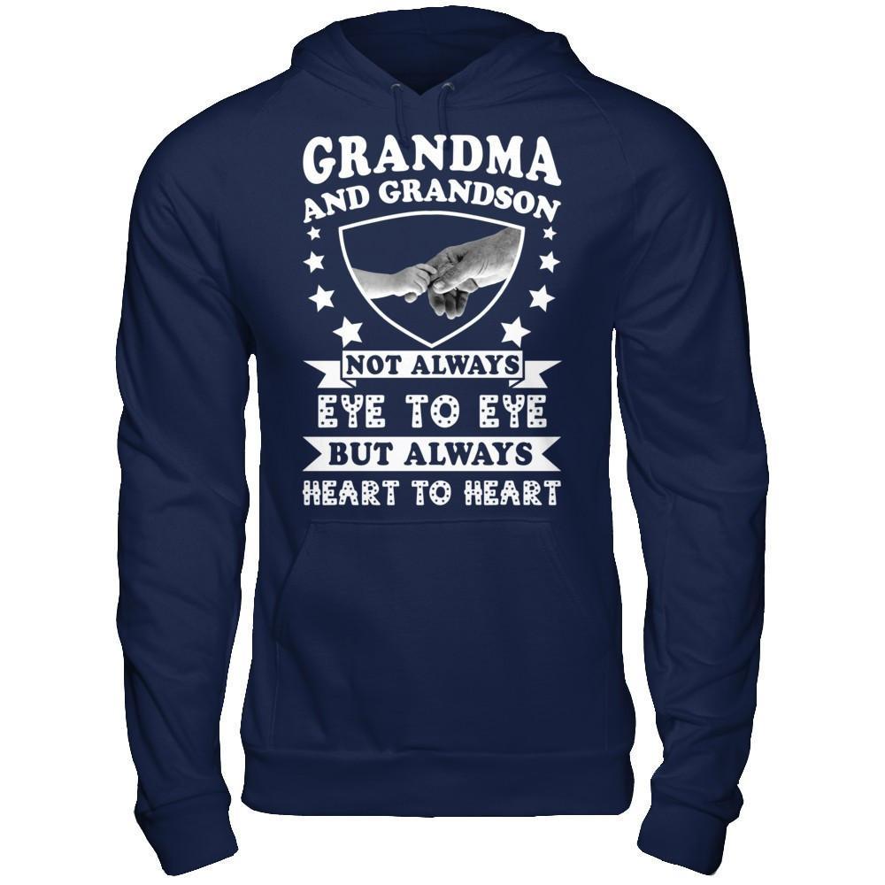 Grandma And Grandson Not Always Eye To Eye T-Shirt & Hoodie | Teecentury.com