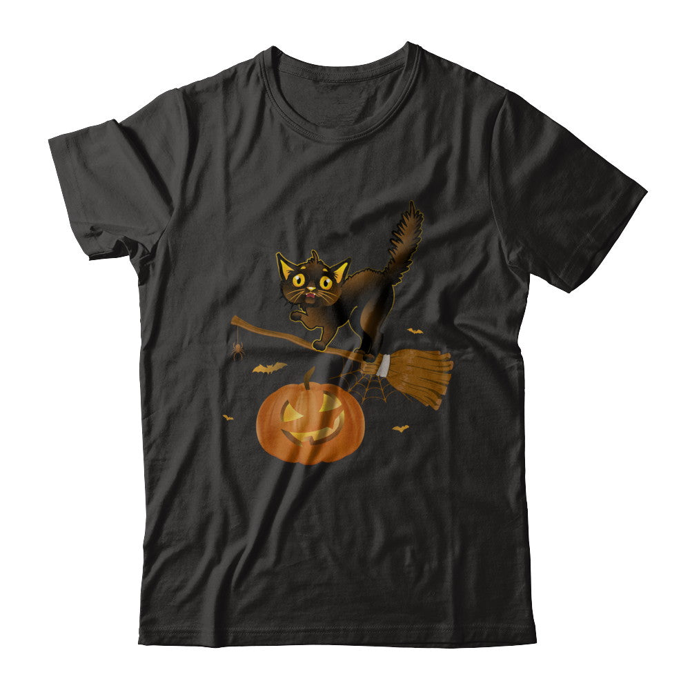 Happy Halloween Cat Pumpkin Gift T-Shirt & Sweatshirt | Teecentury.com
