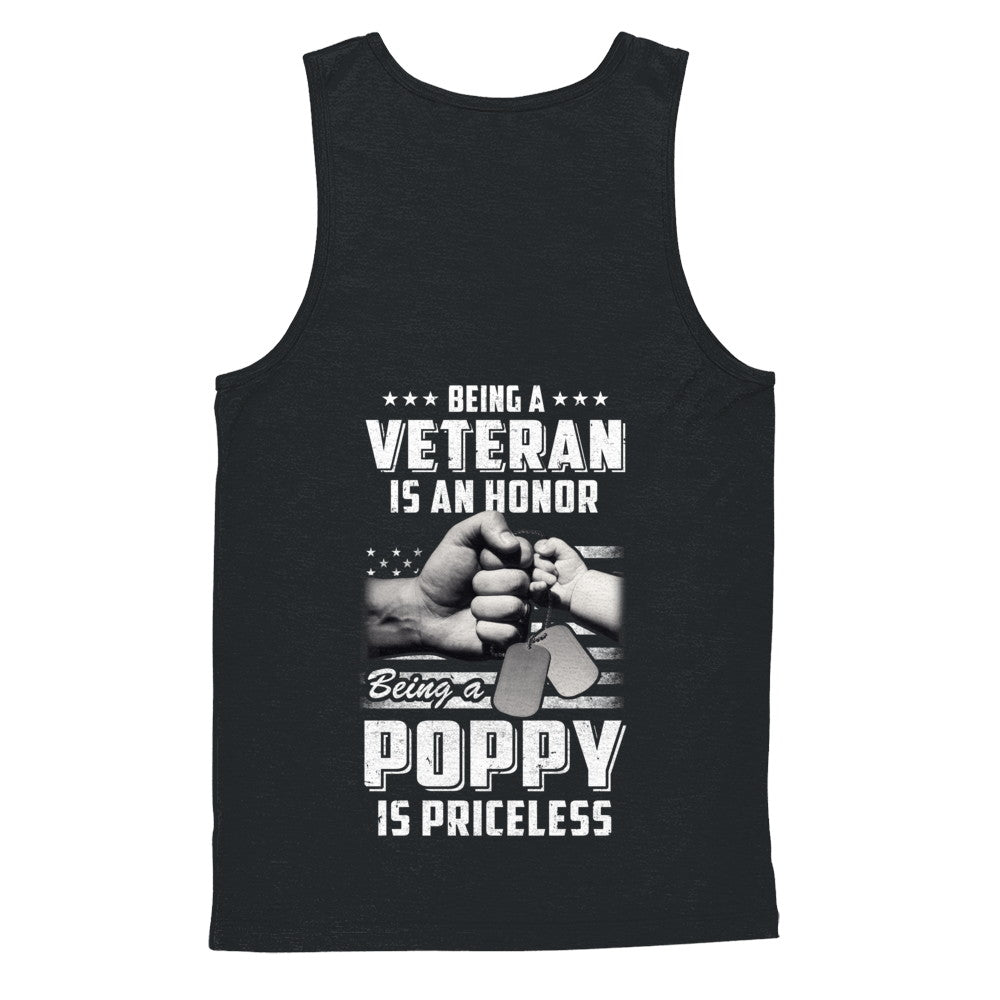 Being A Veteran Is An Honor Being A Poppy Is Priceless T-Shirt & Hoodie | Teecentury.com