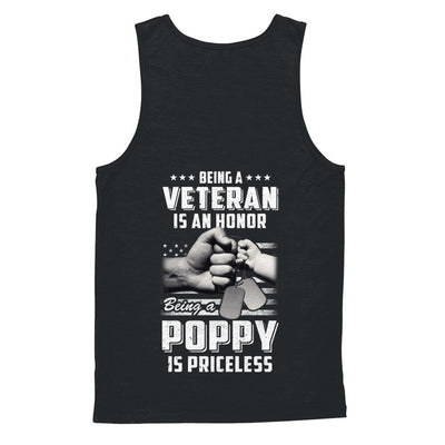 Being A Veteran Is An Honor Being A Poppy Is Priceless T-Shirt & Hoodie | Teecentury.com