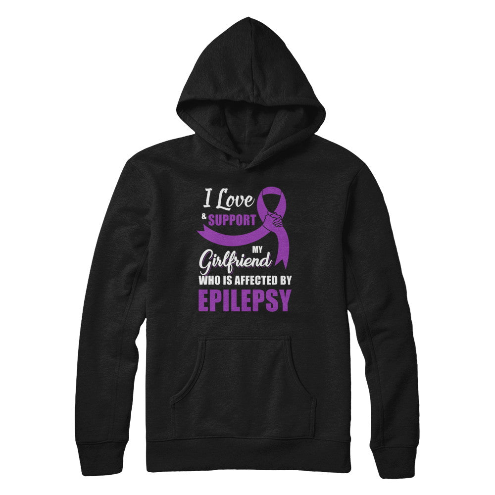 Epilepsy Awareness Support Purple Girlfriend Boyfriend T-Shirt & Hoodie | Teecentury.com