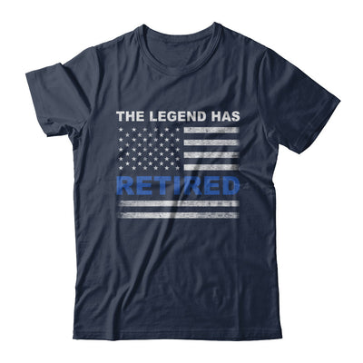 The Legend Has Retired Police Officer Retirement Gift T-Shirt & Hoodie | Teecentury.com
