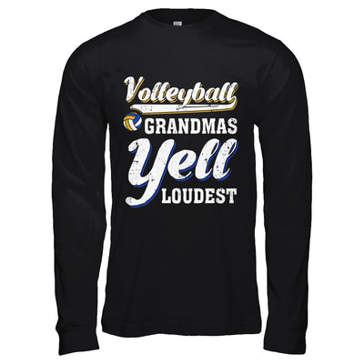 Volleyball Grandmas Yell Loudest T-Shirt & Hoodie | Teecentury.com