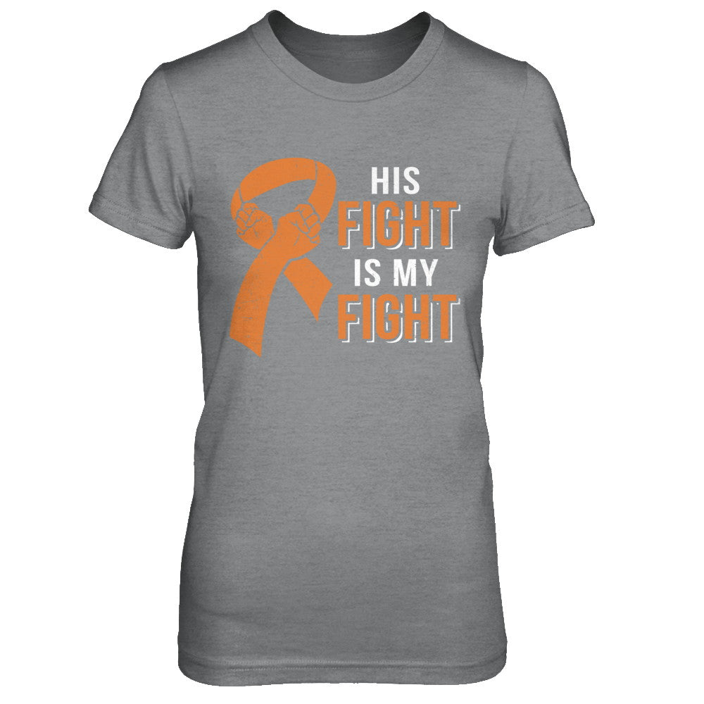 His Fight Is My Fight Multiple Sclerosis Awareness T-Shirt & Hoodie | Teecentury.com