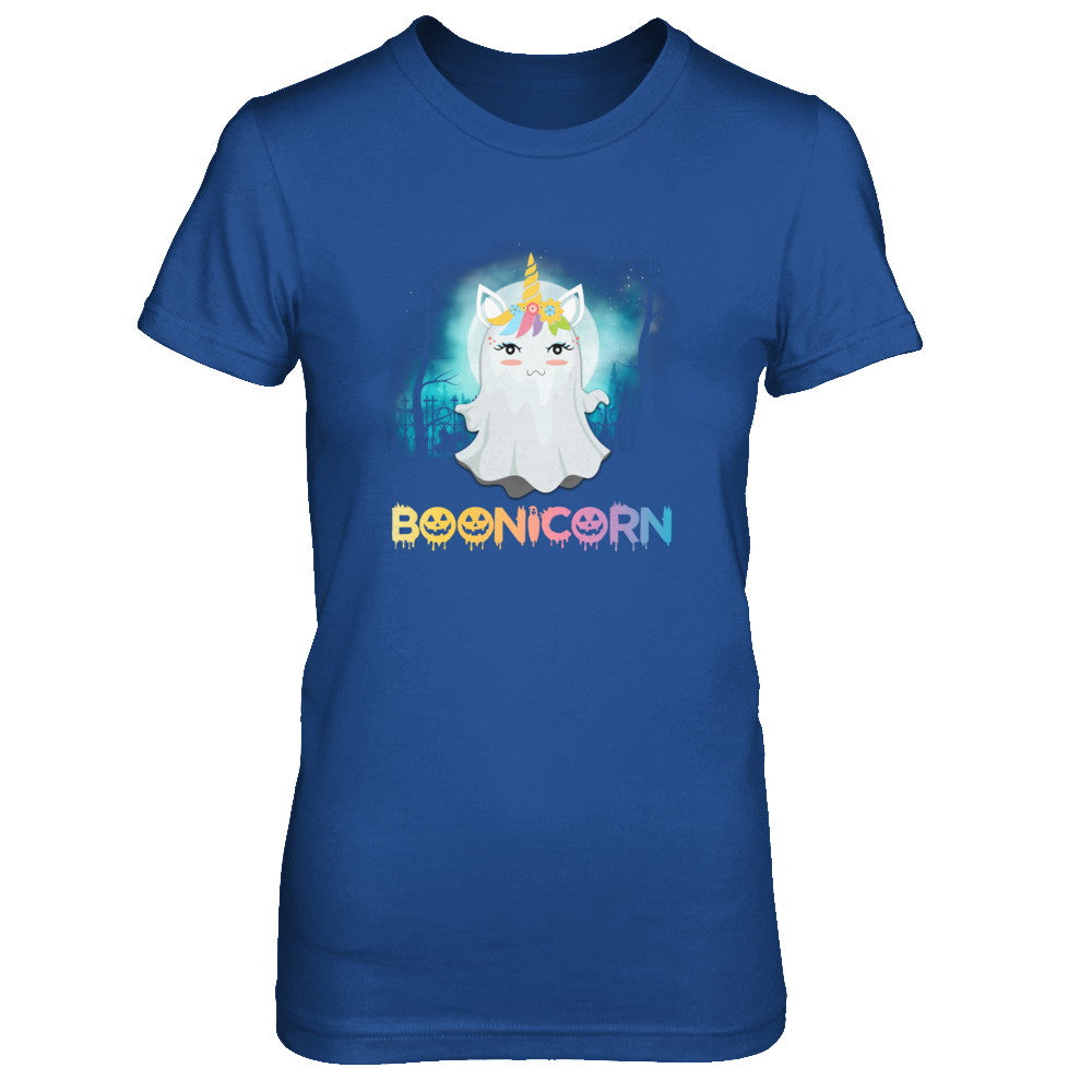 Boonicorn Ghost Unicorn Halloween Girls T-Shirt & Tank Top | Teecentury.com