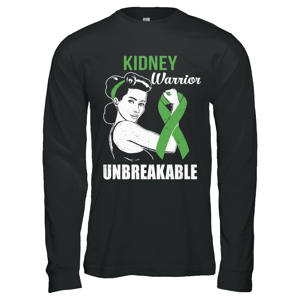 Kidney Disease Warrior Unbreakable Kidney Disease Awareness T-Shirt & Hoodie | Teecentury.com
