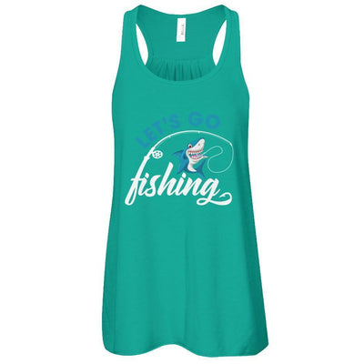 Let's Go Fishing Shark Lovers T-Shirt & Tank Top | Teecentury.com