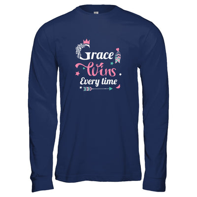 Grace Wins Every Time T-Shirt & Tank Top | Teecentury.com