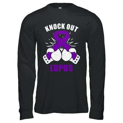 Boxing knock out Lupus Awareness Support T-Shirt & Hoodie | Teecentury.com