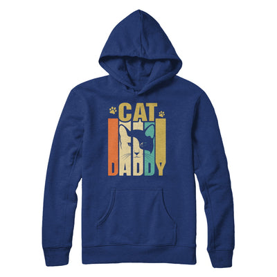 Retro Vintage Daddy Cat Father's Day Gift T-Shirt & Hoodie | Teecentury.com