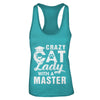 Funny Crazy Cat Lady Masters Degree Gradute Gift T-Shirt & Tank Top | Teecentury.com