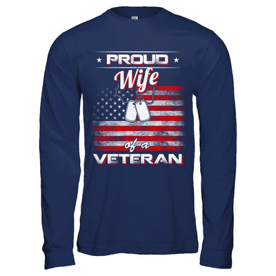 Proud Wife Of A Veteran T-Shirt & Hoodie | Teecentury.com