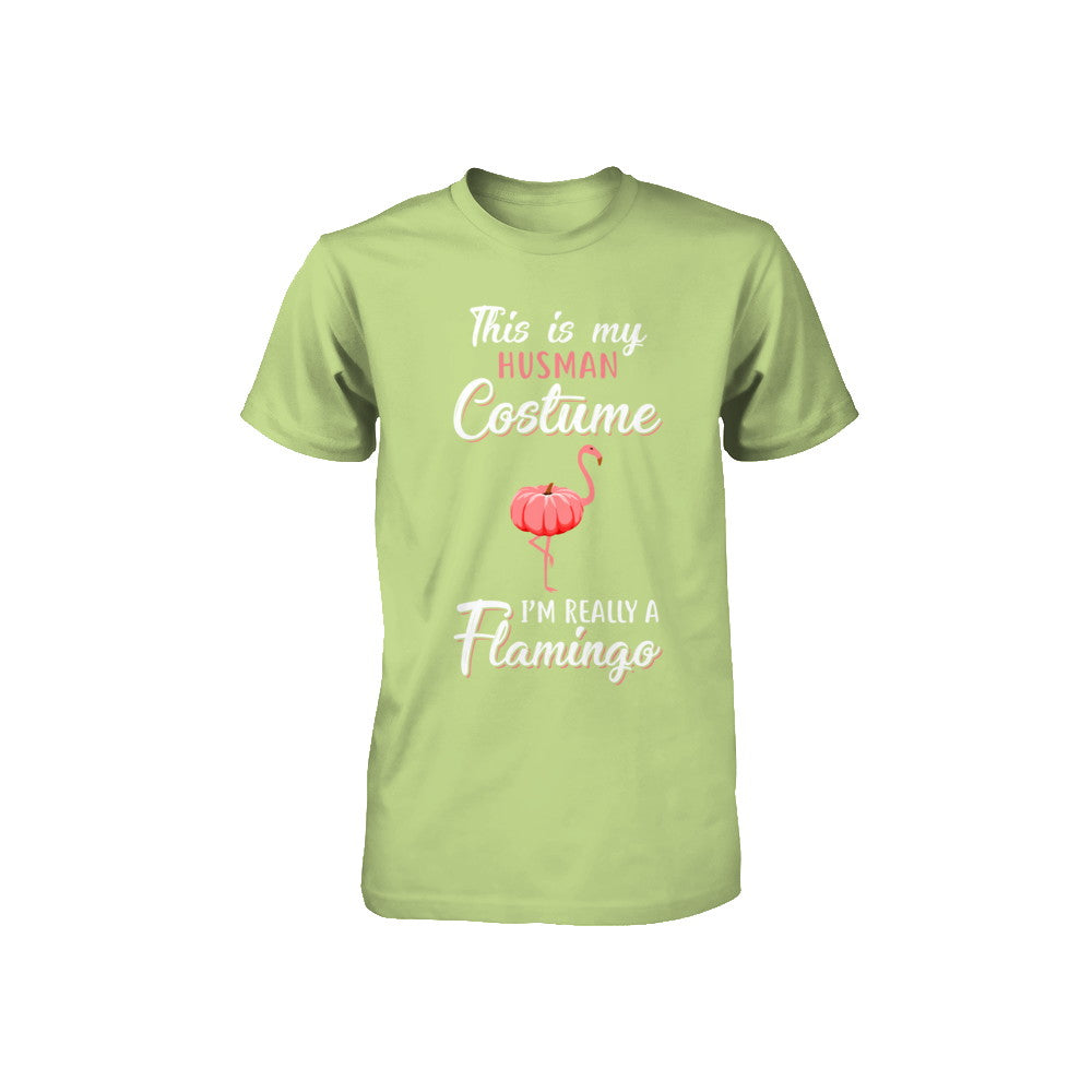 This Is My Human Costume I'm Really A Flamingo Halloween Youth Youth Shirt | Teecentury.com