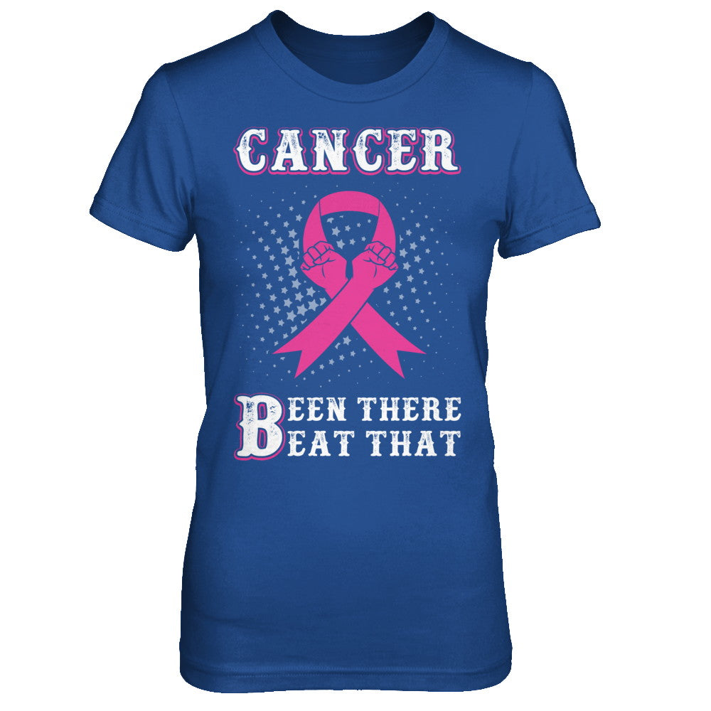 Breast Cancer Been There Beat That Awareness Pink Ribbon T-Shirt & Hoodie | Teecentury.com