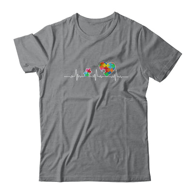 Autism Puzzle Heartbeat Autism Awareness T-Shirt & Hoodie | Teecentury.com