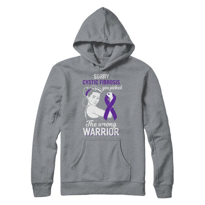 Sorry Cystic Fibrosis You Picked The Wrong Warrior Cystic Fibrosis T-Shirt & Hoodie | Teecentury.com