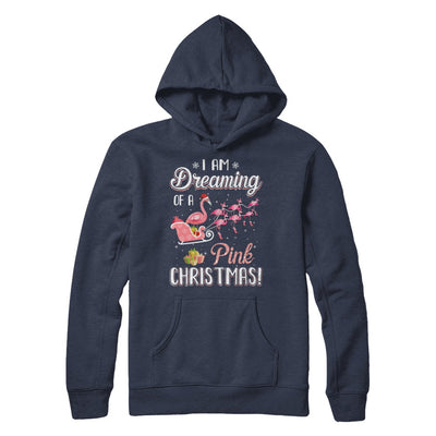 I Am Dreaming Of A Pink Christmas Funny Flamingo T-Shirt & Sweatshirt | Teecentury.com