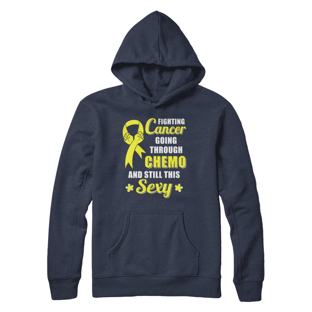 Fighting Cancer Chemo And Still This Sexy Yellow Awareness T-Shirt & Hoodie | Teecentury.com