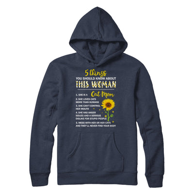 5 Things You Should Know About This Woman Cat Mom T-Shirt & Hoodie | Teecentury.com