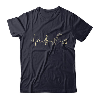 Saxophone Heartbeat Musician T-Shirt & Hoodie | Teecentury.com