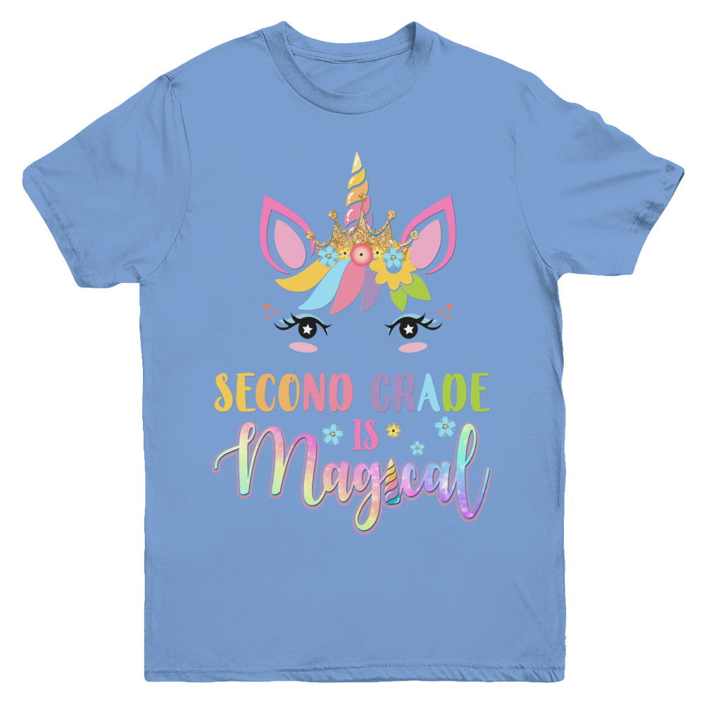 Second Grade is magical Unicorn Back to School 2nd Grade Youth Youth Shirt | Teecentury.com