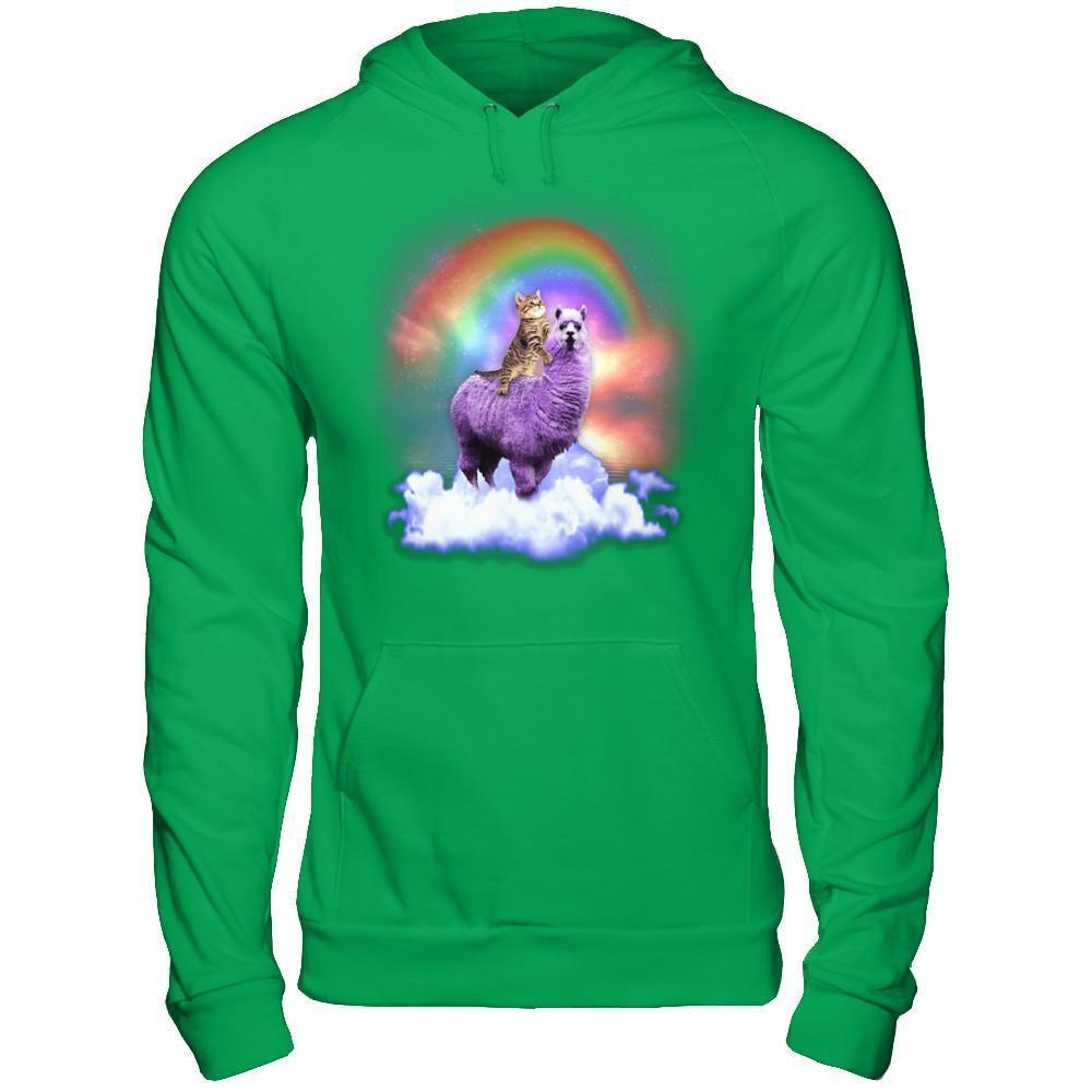 Rainbow Llama Cat T-Shirt & Hoodie | Teecentury.com