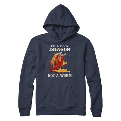 Reading Book I'm A Book Dragon Not A Worm T-Shirt & Hoodie | Teecentury.com