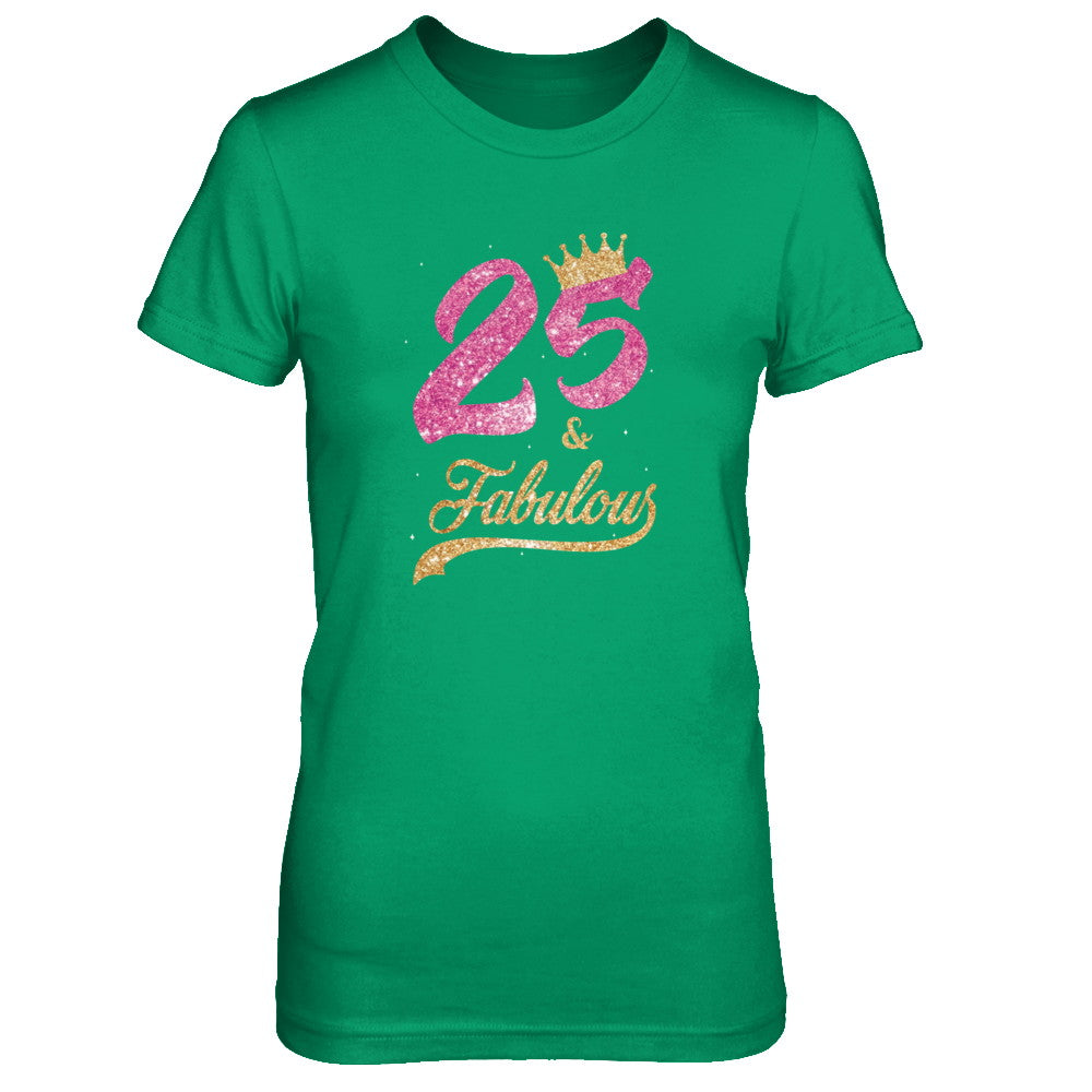 25 And Fabulous 1997 25th Birthday Gift T-Shirt & Tank Top | Teecentury.com